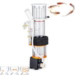 Internal Protein Skimmer for Saltwater Aquariums, Nano Fish Tank Skimmer with 140L/h Air Intake, Ideal for 30-50L Marine Tanks