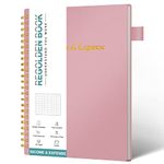 Income & Expense Tracker, Accounting Bookkeeping Ledger Book for Small Business –Accounting Ledger Record Notebook with Pocket, Man & Women, 53 Weeks(8.5"x5.5") Pink