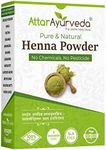 Attar Ayurveda Natural Henna Powder for Hair Color and Growth, Reduce Hair Fall 100% Natural No Added Preservative No Chemical Dye Added 200gm