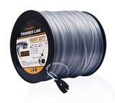 A ANLEOLIFE 5-Pound Heavy Duty Square .105-Inch-by-1038-ft String Trimmer Line in Spool, with Bonus Line Cutter