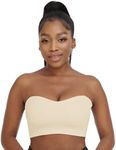 Zimcti Women's Strapless Bra Comfor