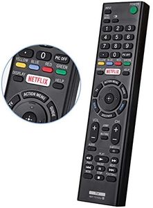 Universal Remote Control RMT-TX100U for All Sony TV Remote Replacement for All Sony LCD LED HDTV bravia Smart TVs, with Netflix Shortcut Button