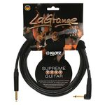 Klotz LaGrange Supreme Guitar Cable, with Very Low Capacity, Triple Shielded (4.5, Straight-Angled, Gold Contact)