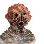 Scary Mushroom Clickers Mask Cosplay Full Head Horri Overhead Mask Last Props Outdoor Game Halloween (mask-A)