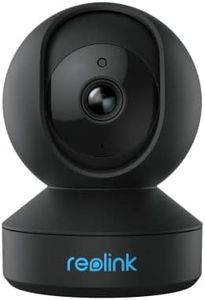 Reolink WiFi Security Camera indoor 4MP, Pan Tilt WiFi IP Camera for Baby, Elder, Pet Camera Monitor, 2.4G/5GHz WiFi, 2-Way Audio IR Night Vision Remote Viewing,with SD Card Slot, E1 Pro Black