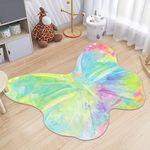Lacut Butterfly Area Rugs, 60"x 40"