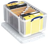 Really Useful Plastic Storage Box 64 Litre Clear