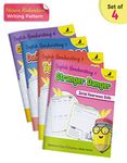 English Writing Practice for 6 to 10 Years Kids | Marion Font | Handwriting Improvement With Practice Activities For Children | Set Of 4