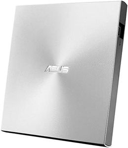 ASUS ZenDrive Silver 13mm External 8X DVD/Burner Drive +/-RW with M-Disc Support, Compatible with Both Mac & Windows and Nero BackItUp for Android Devices (USB 2.0 & Type-C Cables Included)