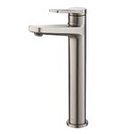 KRAUS Indy Single Handle Vessel Bathroom Faucet in Spot Free Stainless Steel, KVF-1400SFS