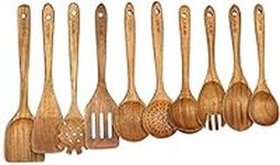 Wooden Spoons for Cooking,10 Pack W