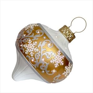Fraser Hill Farm 28.75-in. Prelit Vintage Ornament Statue with LED Lights, 3D Light up Resin Decoration for Indoor or Outdoor Display, Christmas Decor for Living Room, Yard, Porch