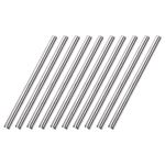 uxcell 6mm x 100mm 304 Stainless Steel Solid Round Rod for DIY Craft - 10pcs