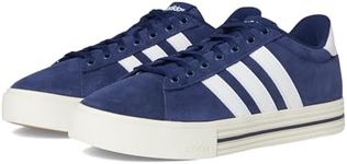 adidas Men's Daily 4.0 Sneaker, Dark Blue/White/Off White, 11.5