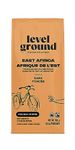 Level Ground Coffee - East Africa Craft Blend - Dark Roast, Whole Bean Coffee - Fair Trade, Organic, 1% For the Planet, Kosher - Specialty Coffee - Great in a Drip Brew, French Press - Tastes Big, Balanced, Spicy - 300g / 10.5oz