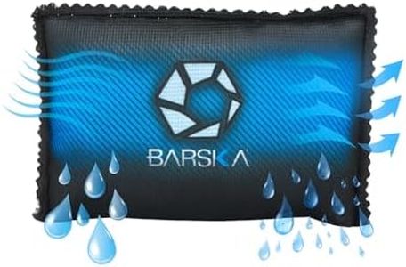 BARSKA Rechargeable Desiccant Dehumidifier - Safe Moisture Absorber for Home Closets, Gun Safes, Basement, Garage, Cars - Microwaveable - Portable Blue Dehumidifying Solution