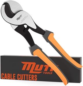 AMERICAN MUTT TOOLS 10 Inch Cable Cutters Heavy Duty Shears | Heavy Duty Wire Cutters for Copper and Audio Wire | Battery Cable Cutter Tool, Cable Cutters Electrical | Big Wire Cutters Heavy Duty