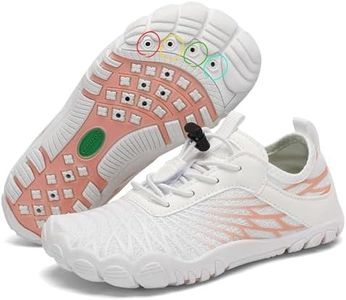 SAGUARO Kids Water Shoes Quick Dry Five Toe Barefoot Shoes Swim Shoes for Boys Girls Lightweight Beach Pool Aqua Socks for Swimming Surfing Camping
