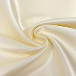 Levi Textiles INC. Stretch Imitation Silk Satin Charmeuse - 2 Way Slight Stretch- 58/60" - (#12 - Ivory)