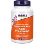 NOW Supplements Hyaluronic Acid 100mg Capsules, 120 Count