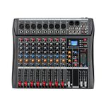Depusheng 8 Channel Sound Mixing Console Bluetooth USB Record Computer Playback Phantom Power Effect 8 Channels USB Audio Mixer