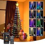 Outdoor Christmas Tree with Lights,