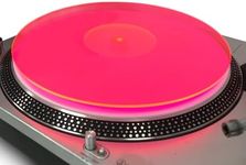 Acrylic Turntable Mat-Platter Vinyl Slipmat for 12 Inches LP Players-Reduced Noise & Improves Sound Quality & Provides Tighter Bass-Anti Static Record Player Mat.