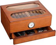 COOL KNIGHT Cigar Humidor with Fron