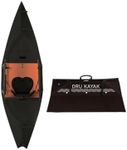 Oru Kayak Foldable Kayak Lake | Lightweight, Portable & Stable - Lake and River Kayaks - Beginner, Intermediate - Size (Unfolded): 9 x 32 in, 17 Lbs, Black