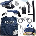 12 Pcs Police Costume for kids with