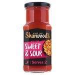 Sharwood's Sweet and Sour Stir Fry Cooking Sauce, 195 g Jar (Pack of 1)