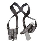 Aker Leather 101 Comfort-Flex Shoulder Holster, Black, Sig Sauer P220/226/229