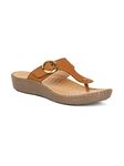 Scholl Women's BUCKLE THONG (6743017_LIGHT BROWN_5 UK)