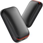 Gaiatop Magnetic Hand Warmers Rechargeable 2-Pack, Pocket Electric Hand Warmer Reusable, 3s Fast Heating, Fits in Gloves, Winter Sports Golf Accessories, Secret Santa Gifts for Men Women Dad