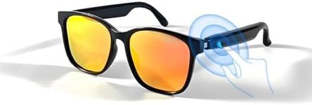 Wireless Bluetooth Glasses for Men Women Shades Sun Protection Polarised Smart Sunglasses with Open Ear Earbuds, Wireless Polarized Fishing Driving Hiking Sports Sunglasses with Bluetooth Speaker