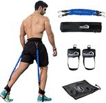 𝖶𝖧𝖨𝖳𝖤𝖢𝖫𝖮𝖴𝖣𝖹 Vertical Jump Trainer, Professional Leg Strength Resistance Bands for Vertical Jump Training, Premium Jumping Trainer, Volleyball Trainer & Basketball Trainer -20 Lbs. Each Band