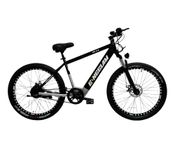 Neelam Static Unisex Electric Bicycle T-26 High Tensile Steel Frame|Disk Brake|INBUILT Battery 36V-250W|10.4AH|Supension Fork |Battery Indication Display|Saddle with Memory Foam Color-Grey Blue