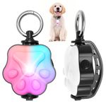 Dog Lights for Night Walking,4 Modes Dog Collar Lights,IP65 Waterproof Dog Light,Rechargeable with 2 USB C Cables, Night Light for Running, Climbing, Camping or Bike, 2 Pack