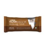 The Whole Truth - High Protein Coffee Cocoa 20g Protein Bar - Pack of 5 x 67g each - No Added Sugar - No Preservatives - No Artificial Flavours - All Natural