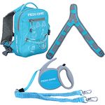 MDXONE Aqua Kids Ski/Snowboard Harness with Retractable Leash, Polyester, Nylon, Unisex