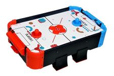 Mad Over Toys Air Hockey|Portable Tabletop Electric Powered with 2 Strikers 4 Pucks | Arcade Game for Kids & Adults | Indoor Game | Best for Gifting | Made in India |Size 57cm X 32cm X 16cm