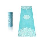 Yoga Design Lab MAT TOWEL Mandala Turquoise