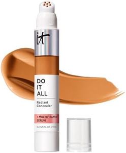 IT Cosmetics Do It All Radiant Concealer ­­– Makeup Concealer – Hydrate & Brighten – Creaseless Medium Coverage & Radiant Finish ­­– Niacinamide & Hyaluronic Acid - Rich Warm, 0.2 Fl Oz