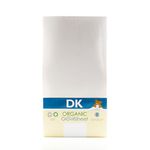 DK Glovesheets 100% Organic Cotton Fitted Cot Sheet (White, approx. 120x60cm)