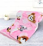 First Kick Baby Micro Fleece Bath Towel New Born Hooded Soft Wrapper Cum Towel For Baby Cotton Boys And Baby Cotton Girls Set Of 1, Pink