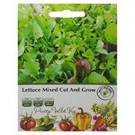 Lettuce Cut & Grow Mixed Seeds Vegetable Fruit Seeds Veg Seeds Cabbage Carrot Sweetcorn Tomato Strawberry (Lettuce Cut & Grow Mixed)