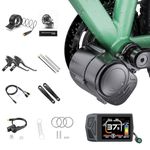 Varstrom TSDZ8 TSDZ2B TSDZ16 Mid Motor - 48V 1000W 750W 500W 36V 250W Electric Bike Torque Sensor Mid Drive Kit with Optional LCD Display and Battery, Tong-sheng Ebike Conversion Kit