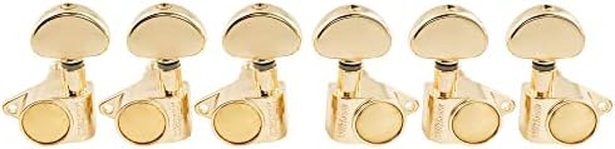 Wilkinson WJ303 3L3R Guitar Tuners Machine Heads 1:19 Ratio Tuning Pegs Keys for Epiphone USA Les Paul SG Electric or Acoustic Guitar, Gold