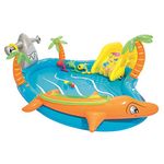 Bestway Inflatable Kids Water Play Center - Sea Life Paddling Pool with Multiple Activities, Blue