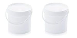 2 x 3.8 L Buckets with lid, Food-Sa